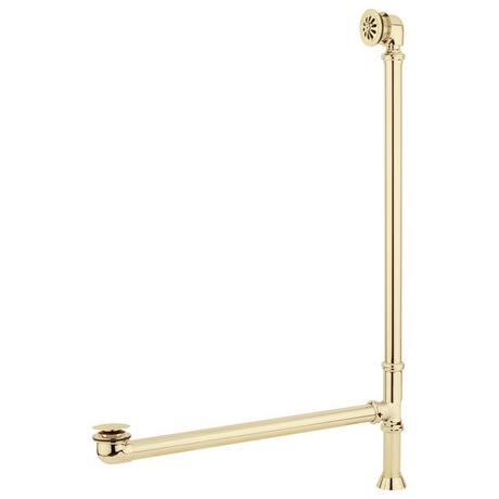 63" Rosalind Acrylic Tub - Imperial Feet - Roll Top