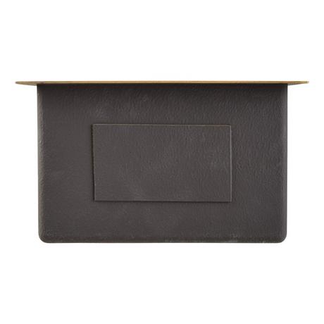 15" Atlas Stainless Steel Undermount Prep Sink - Matte Gold