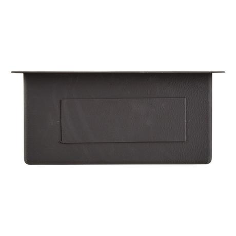 19" Atlas Stainless Steel Undermount Prep Sink - Gunmetal Black