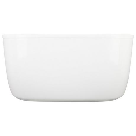 55" Vada Acrylic Soaking Tub with Trim Kit
