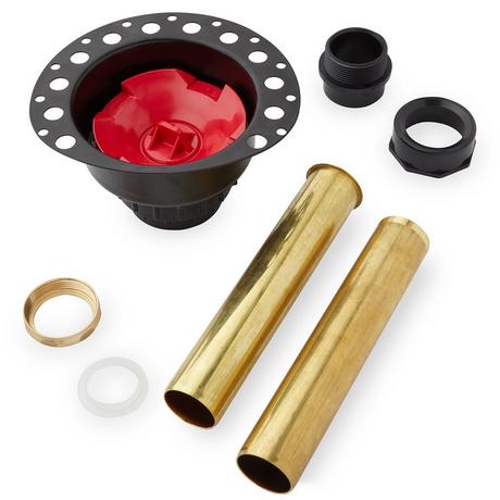 Freestanding Tub Drain Drop-In Rough-In for Cast Iron Pipe