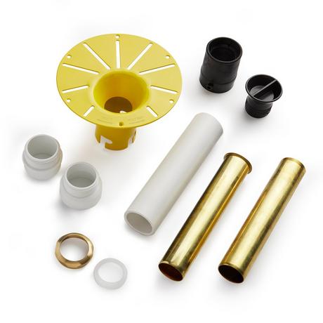 Freestanding Tub Drain Drop-In Rough-In for PVC Pipe