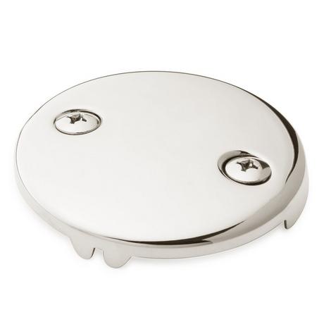 Overflow Cover Plate with Two Screws