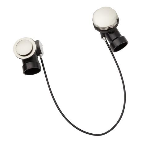 ABS Cable Drain & Overflow for 17" - 22" Deep Alcove Tubs