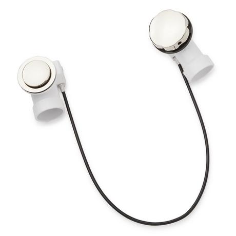 PVC Cable Drain & Overflow for 17" - 22" Deep Tubs