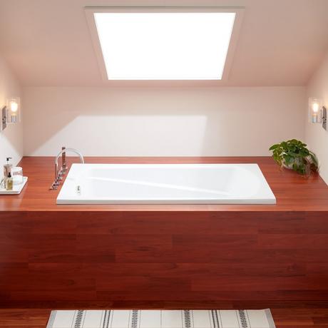 60" x 32" Bradenton Acrylic Drop-In Soaking Tub