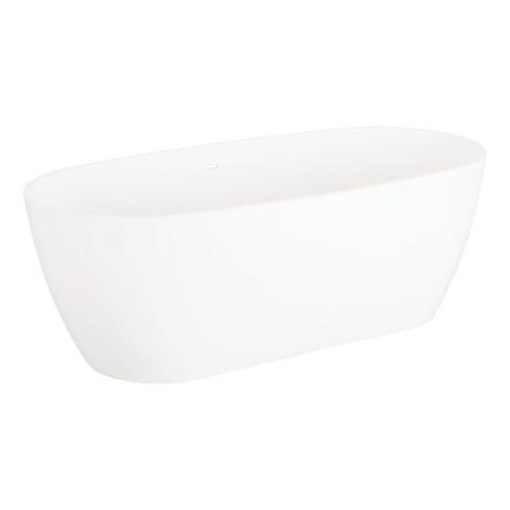 59" Ocala Solid Surface Freestanding Tub