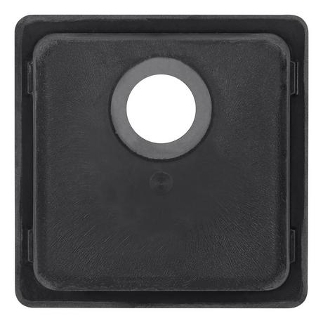 17" Totten Granite Composite Drop-In Prep Sink - Black