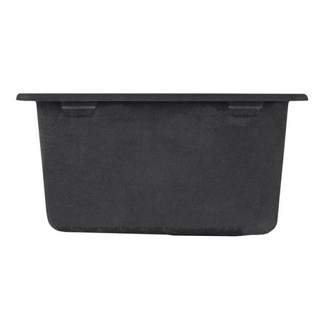 17" Totten Granite Composite Drop-In Prep Sink - Black