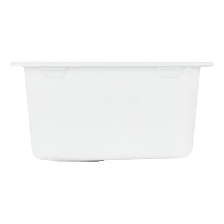 17" Totten Granite Composite Undermount Prep Sink - White