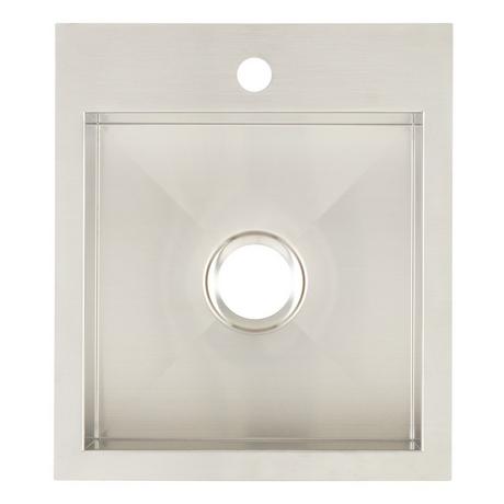 18" Sitka Stainless Steel Drop-In Prep Sink