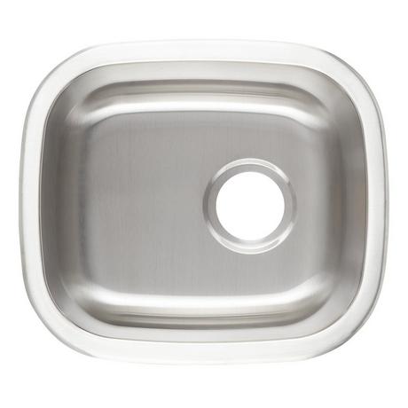 18" Calverton Stainless Steel Undermount Prep Sink
