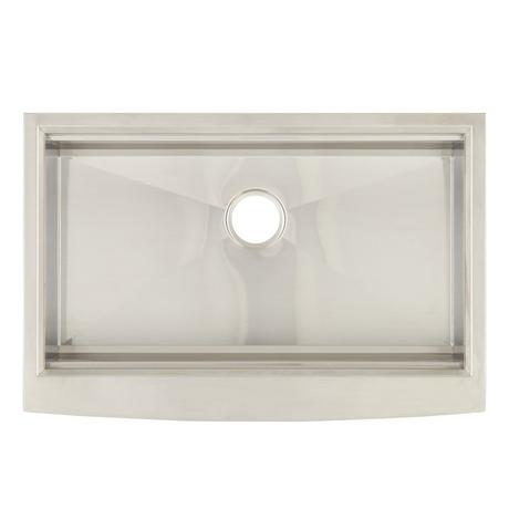 32" Workspace Stainless Steel Farmhouse Sink