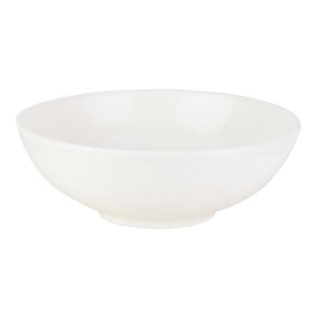 Sarasota White Round Fireclay Vessel Sink