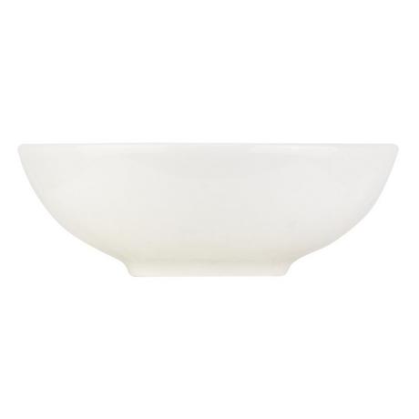 Sarasota White Round Fireclay Vessel Sink