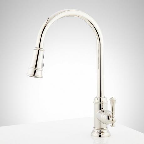 Amberley Single-Hole Pull-Down Kitchen Faucet