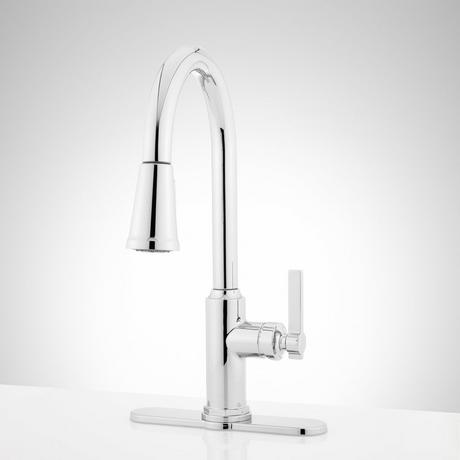 Greyfield Single-Hole Pull-Down Kitchen Faucet
