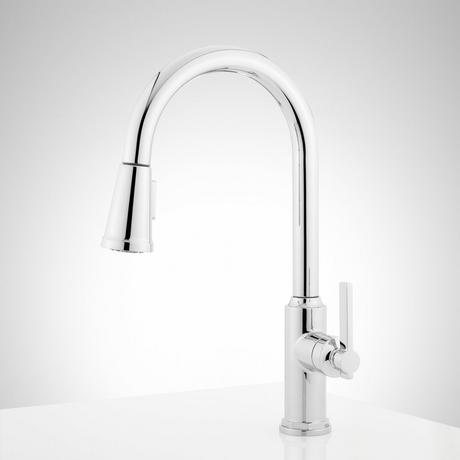 Greyfield Single-Hole Pull-Down Kitchen Faucet