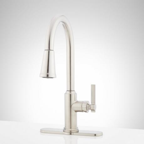 Greyfield Single-Hole Pull-Down Kitchen Faucet