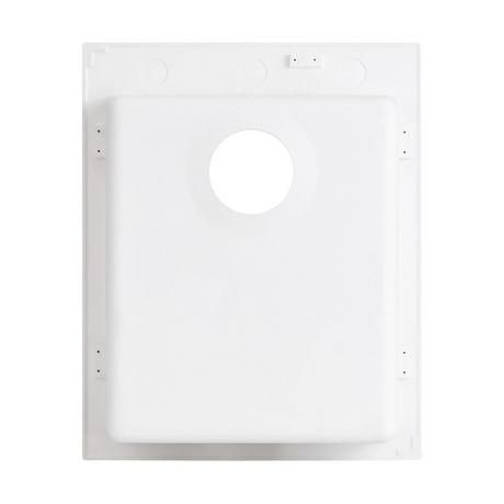 16" Holcomb Drop-In  Granite Composite Sink - Cloud White