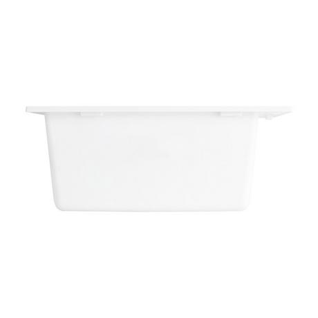 16" Holcomb Drop-In  Granite Composite Sink - Cloud White