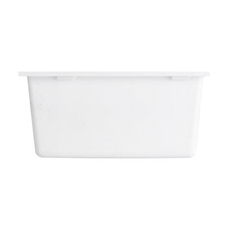 16" Holcomb Undermount Granite Composite Sink - Cloud White