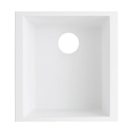 16" Holcomb Undermount Granite Composite Sink - Cloud White