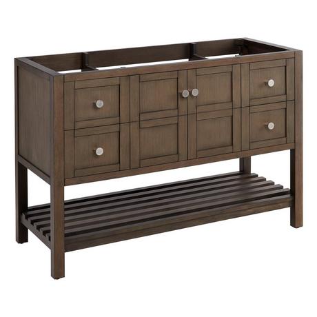 48" Olsen Console Vanity for Rectangular Undermount Sink - Ash Brown