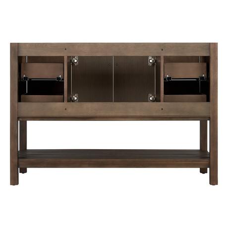 48" Olsen Console Vanity for Rectangular Undermount Sink - Ash Brown