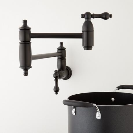 Augusta Retractable Wall-Mount Pot Filler