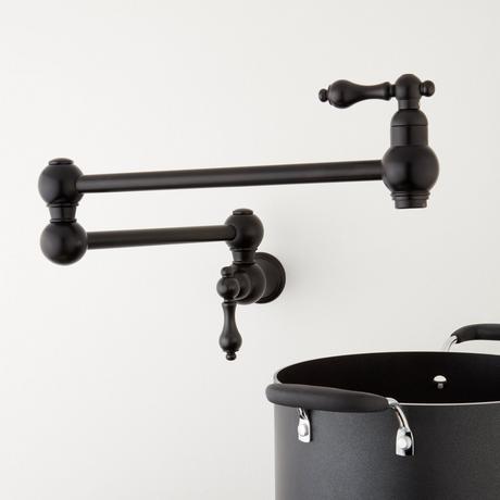 Vivan Retractable Wall-Mount Pot Filler Faucet