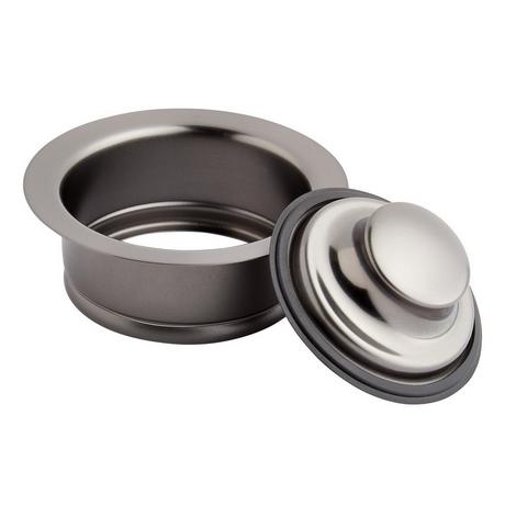 3-1/2" Kitchen Sink Basket Strainer or Garbage Disposal Flange - Gunmetal Black Finish