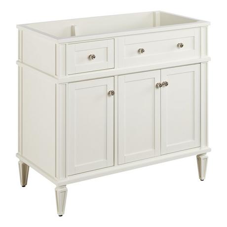 36" Elmdale Vanity for Right Offset Rectangular Undermount Sink - White