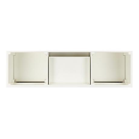 72" Elmdale Double Vanity for Undermount Sinks - White