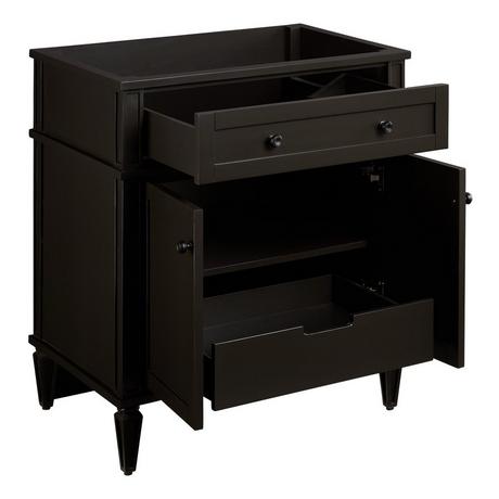 30" Elmdale Vanity - Charcoal Black - Vanity Cabinet Only