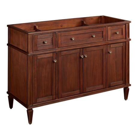 48" Elmdale Vanity for Rectangular Undermount Sink - Antique Brown