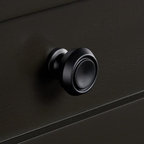 72" Elmdale Double Vanity for Rectangular Undermount Sinks - Charcoal Black