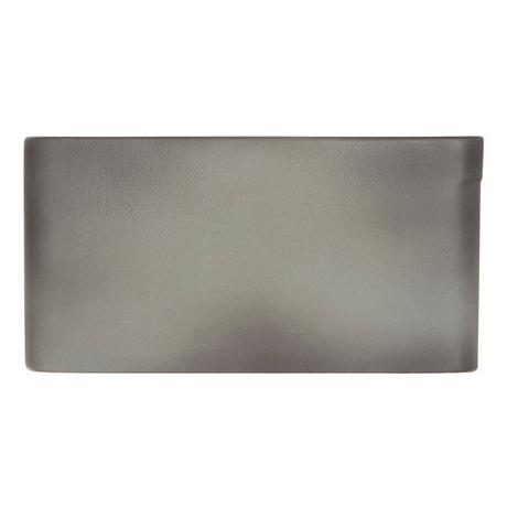 33" Baylor Fireclay Farmhouse Sink - Smooth Apron - Smoke Gray