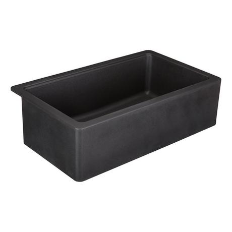 33" Totten Granite Composite Farmhouse Sink - Black