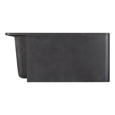 33" Totten Granite Composite Farmhouse Sink - Black