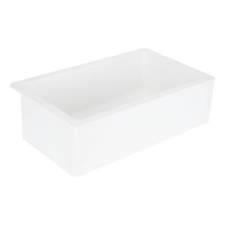 33" Totten Granite Composite Farmhouse Sink - White