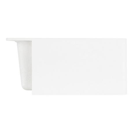 33" Totten Granite Composite Farmhouse Sink - White