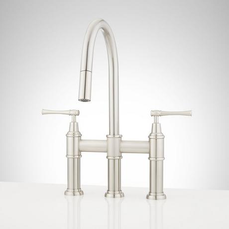 Hurston Pull-Down Bridge Kitchen Faucet