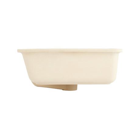 21" Destin Rectangular Porcelain Undermount Bathroom Sink