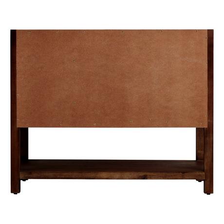 42" Morris Console Vanity for Left Offset Rectangular Undermount Sink