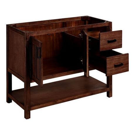 42" Morris Console Vanity for Left Offset Rectangular Undermount Sink