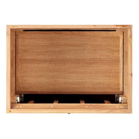 30" Aliso Teak Vanity for Rectangular Undermount - Natural Teak