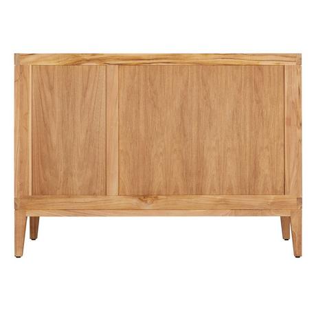 48" Aliso Teak Vanity for Undermount Sink - Natural Teak