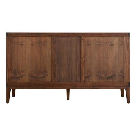 60" Aliso Teak Double Vanity - Java - Vanity Cabinet Only