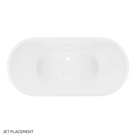 65" Boyce Acrylic Tub - Air Massage